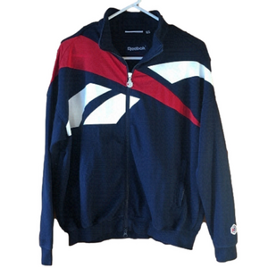 𝅺retro Reebok Classic warm up jacket